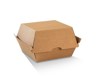 Brown Kraft  Burger Clam (125) 102x105x80mm PCB2 Sleeve
